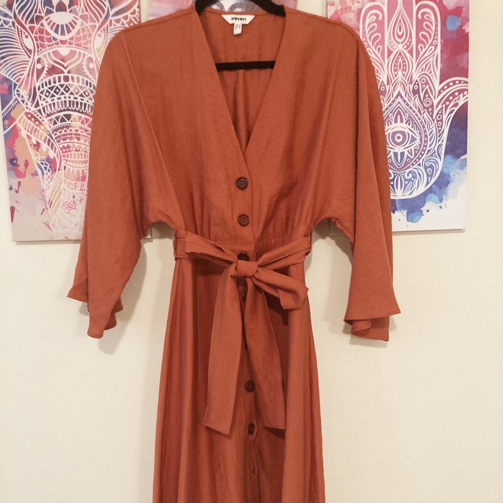 Kotton Japanese orange dress